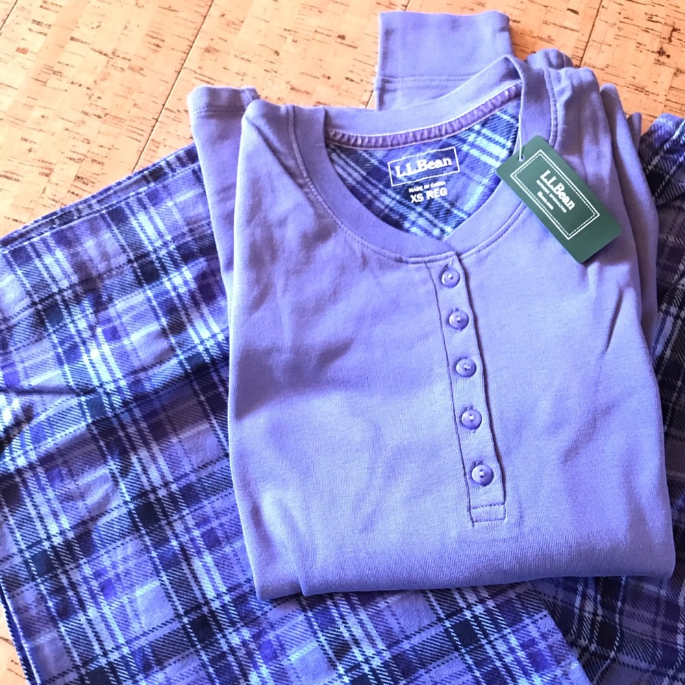 NWT L.L.bean cozy Pj set